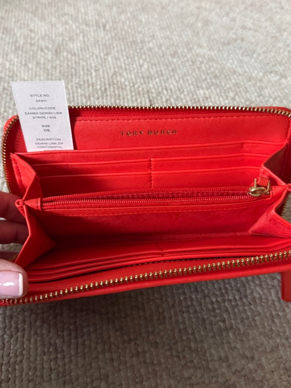 Tory Birch Samba wallet